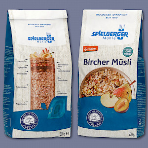 Bircher Müsli der Spielberger Mühle